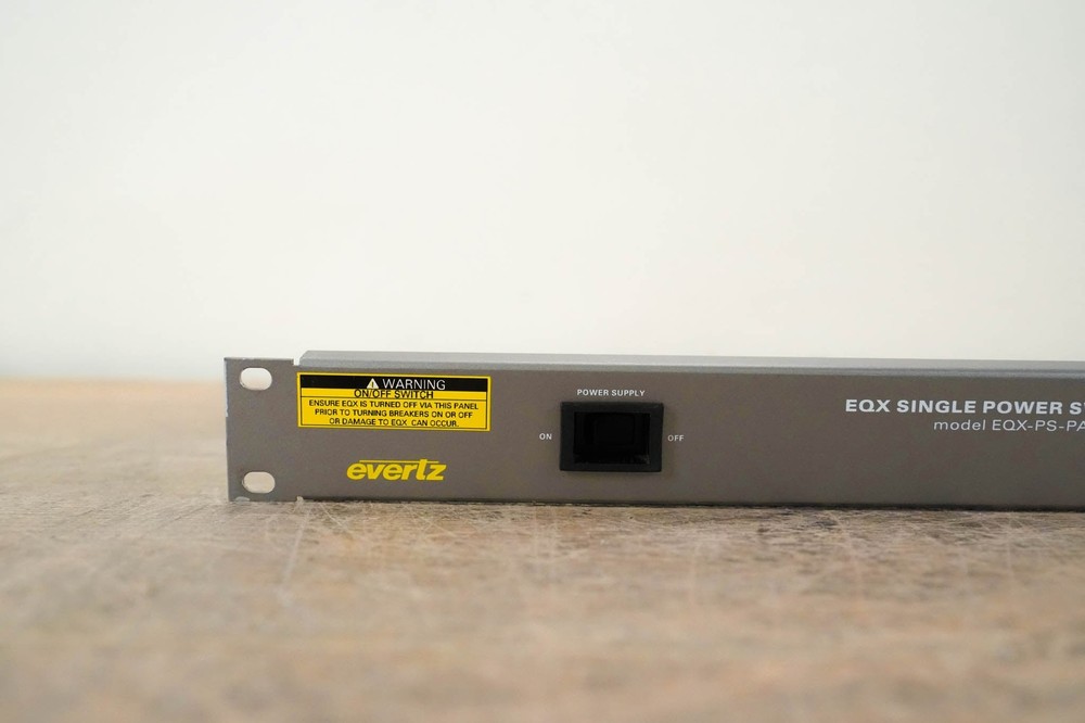 Evertz EQX-PS-PANEL-S EQX Single Power Switch Panel CG000R2
