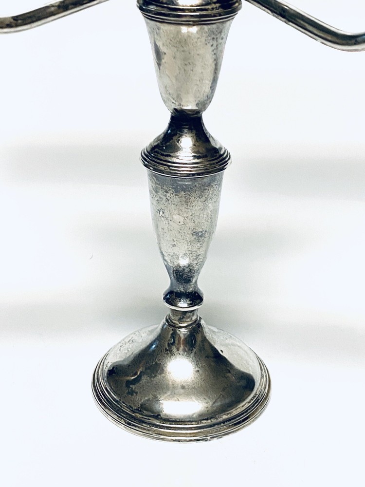 Fine Five Light Sterling Silver Candelabra By Empire
