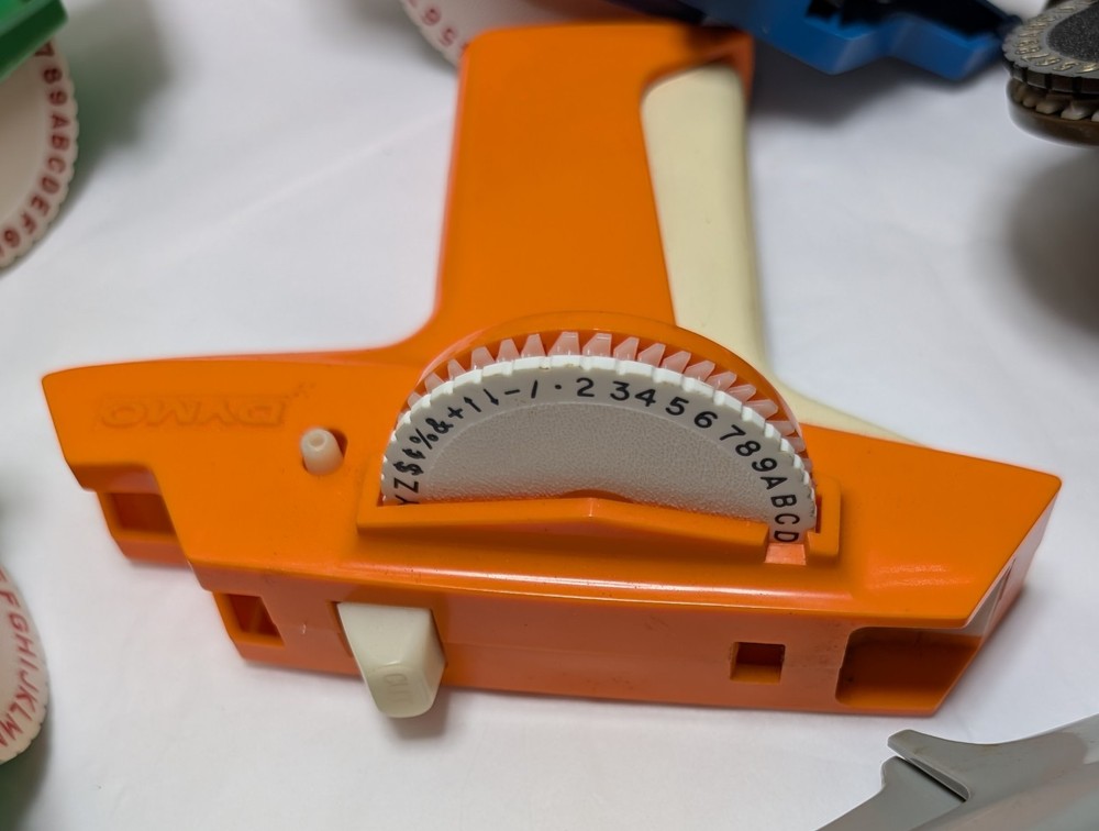 Lot(6) Vintage Assorted Dymo Label Makers