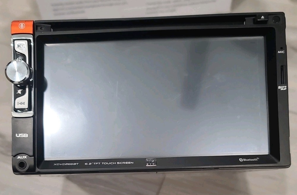 Dual XDVD269BT CD Player Bluetooth USB AUX Input 6.2" Touch Screen LCD NEW