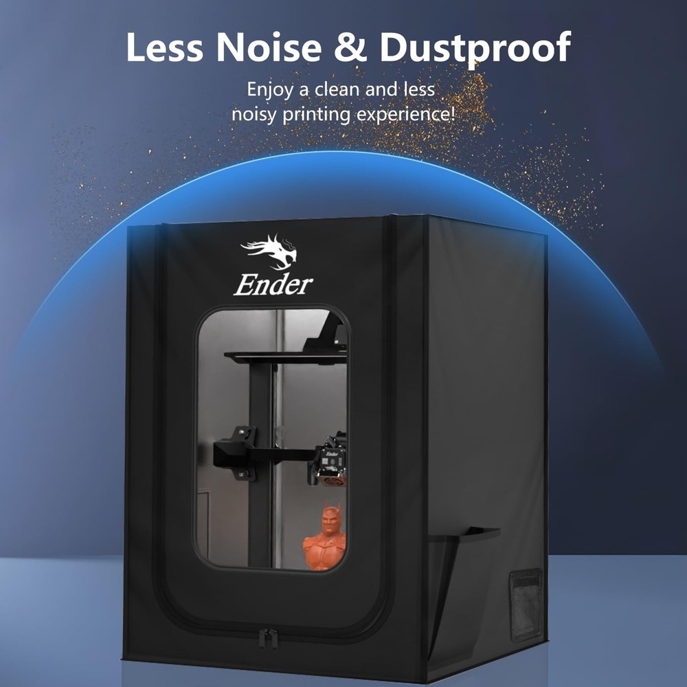 Official 3D Printer Case Fan Interface, 550 * 650 * 750mm Fireproof Dustproof...