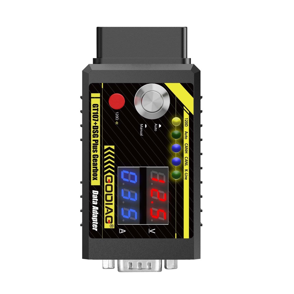 GODIAG GT107+ GT107 DSG Plus Gearbox Data Adapter with Voltage Current Display