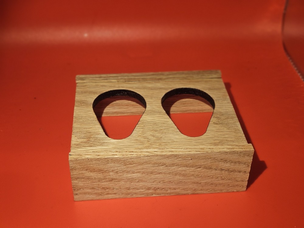 Double pipe rack / pipe display / pipe stand.