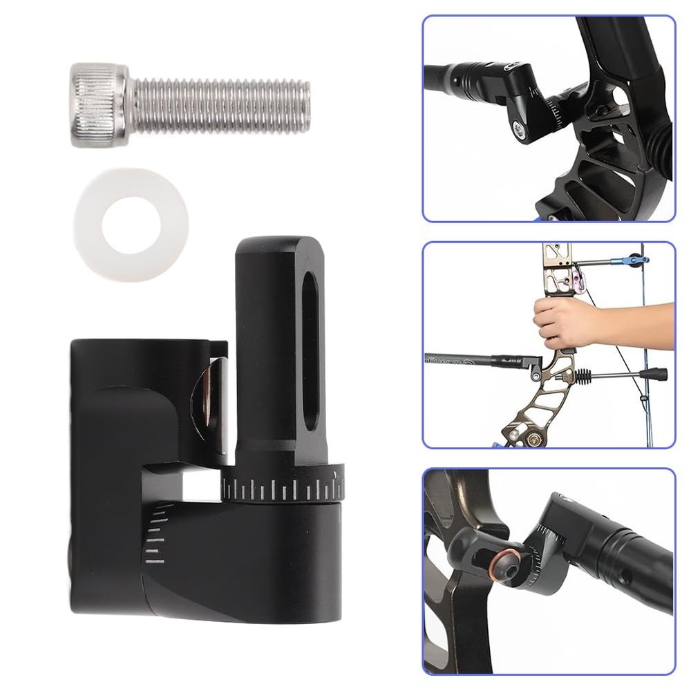 Archery Single Side Adjustable V Bar Mount,Compound Bow Quick Release Improve...