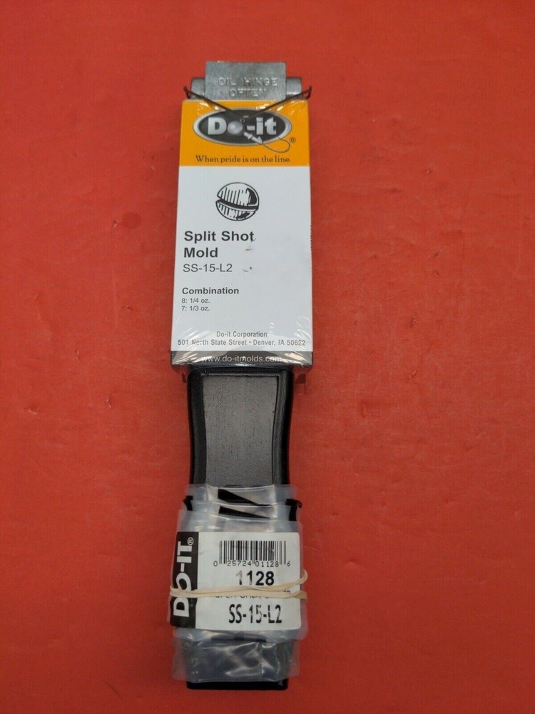 1128 Do-It SPLIT SHOT SINKER MOLD SS-15-L2