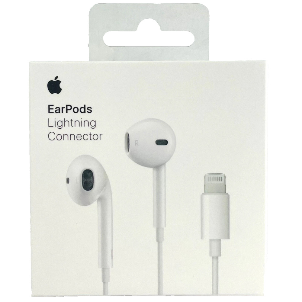 Apple Wired EarPods Lightning Connector Volume Control Headphone Headset