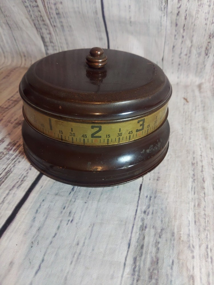 1930s Lux Mystery Clock Brown