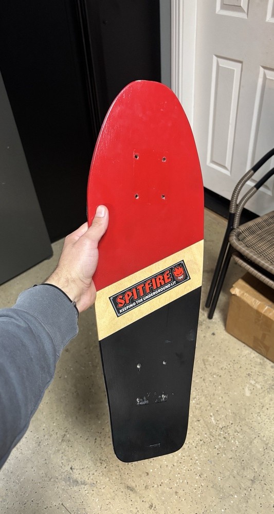 Spitfire Skateboard Wall Art Handmade