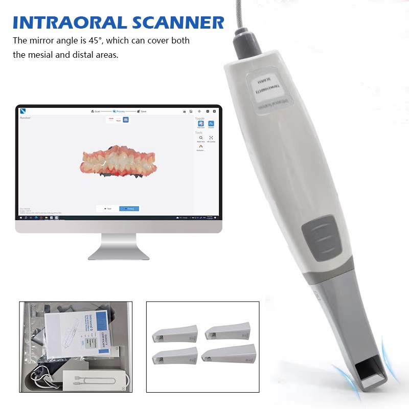Dent Intra-Oral 3D Scanner CAD/CAM Scanning Machine with Software / Tips