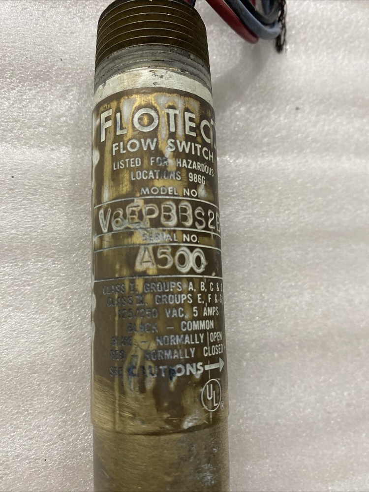 FLOTEC FLOW SWITCH V6EPBBS2B A500