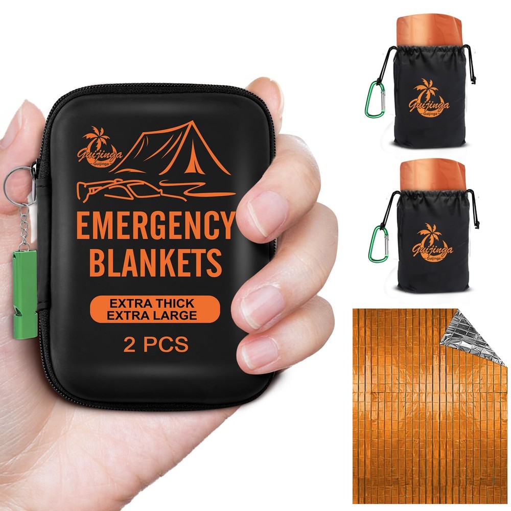 Emergency Blankets For Survival 2pack/4pack Space Blankets Gigantic & Extremely