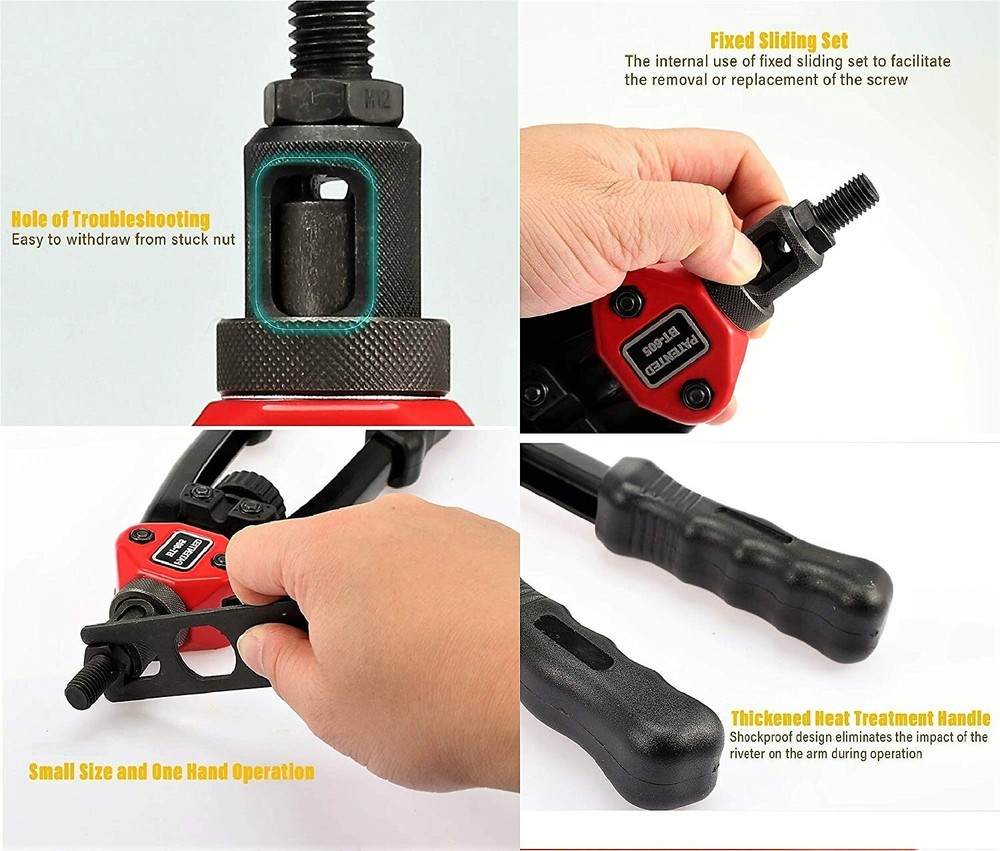 Rivet Nut Gun Kit Rivnut Setting Tools Nut Setter Tool Hand Blind Riveter 13"