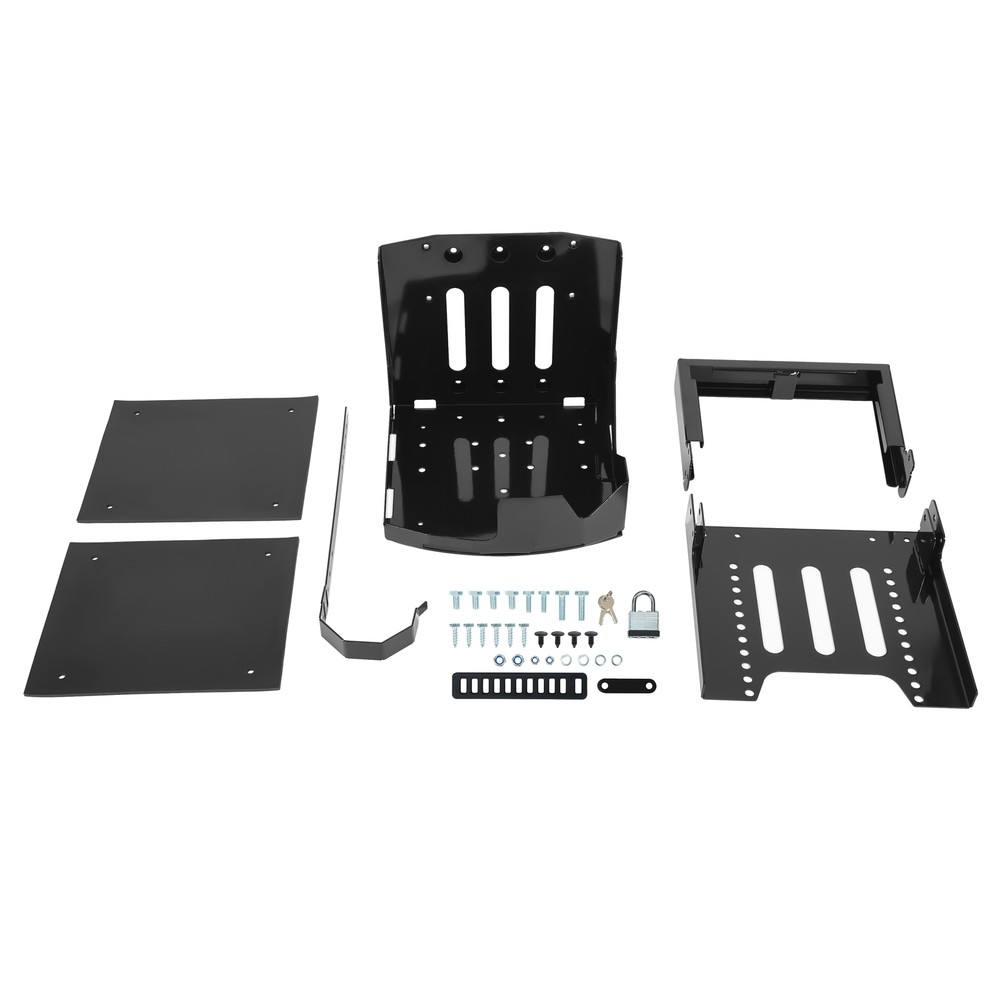 For Open & Enclosed Landscape Trailer Adjustable Backpack Blower Sprayer Rack