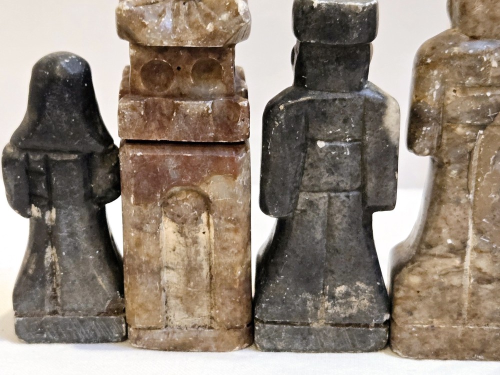 Soapstone Chess Pieces - 8 Mixed Pieces *READ DESCRIPTION*