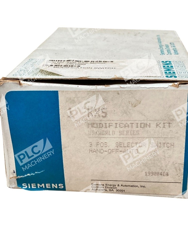 Siemens 19900410 Modification Kit 3-Position Selector Switch