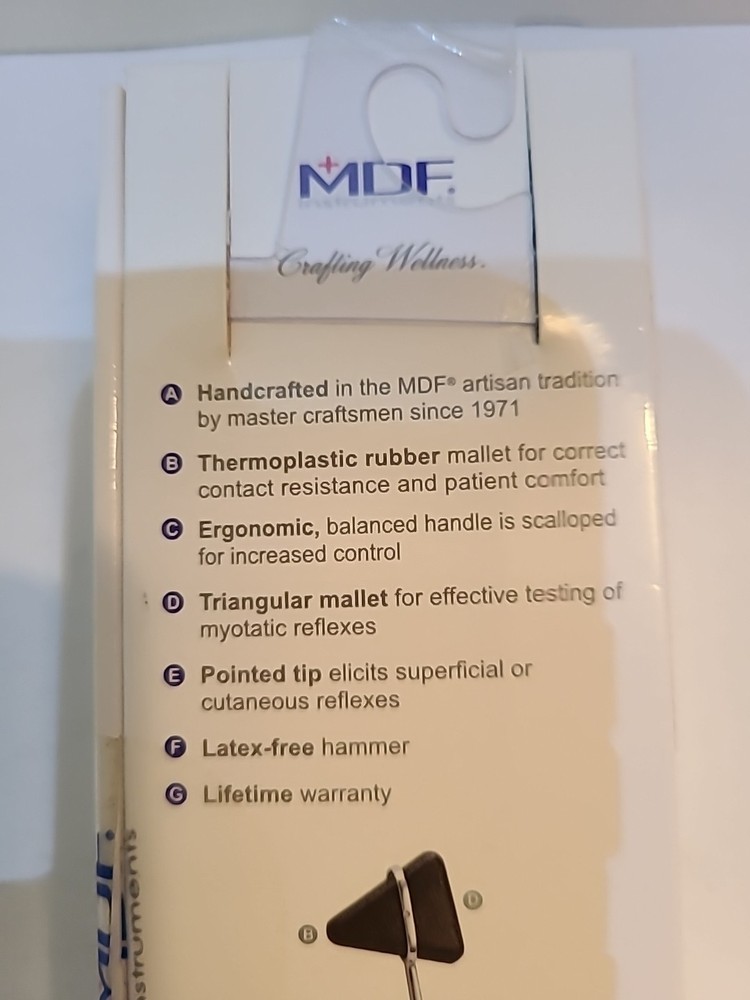 Taylor Neurological Reflex Hammer MDF MDF505 Professional Grade