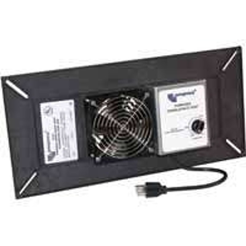 Lomanco LomanCool PCV1 Powered Crawlspace Vent, 1650 cu-ft Net Free Ventilating