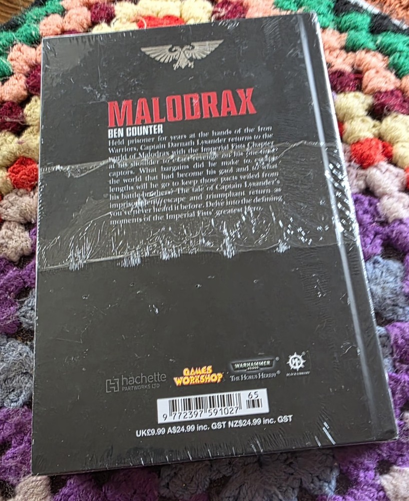 Warhammer 40k Malodrax Legends Collection Hardback sealed book