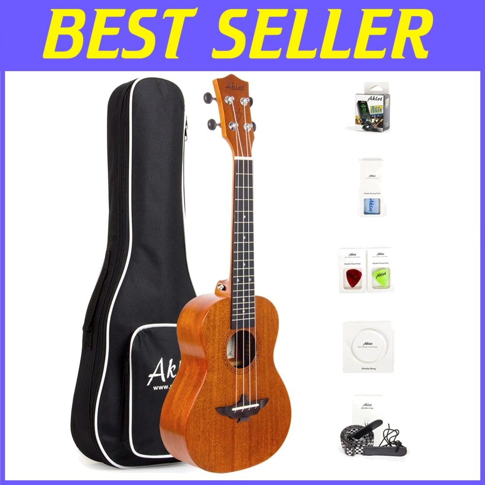 Left-handed Solid Mahogany Concert Ukulele Kit