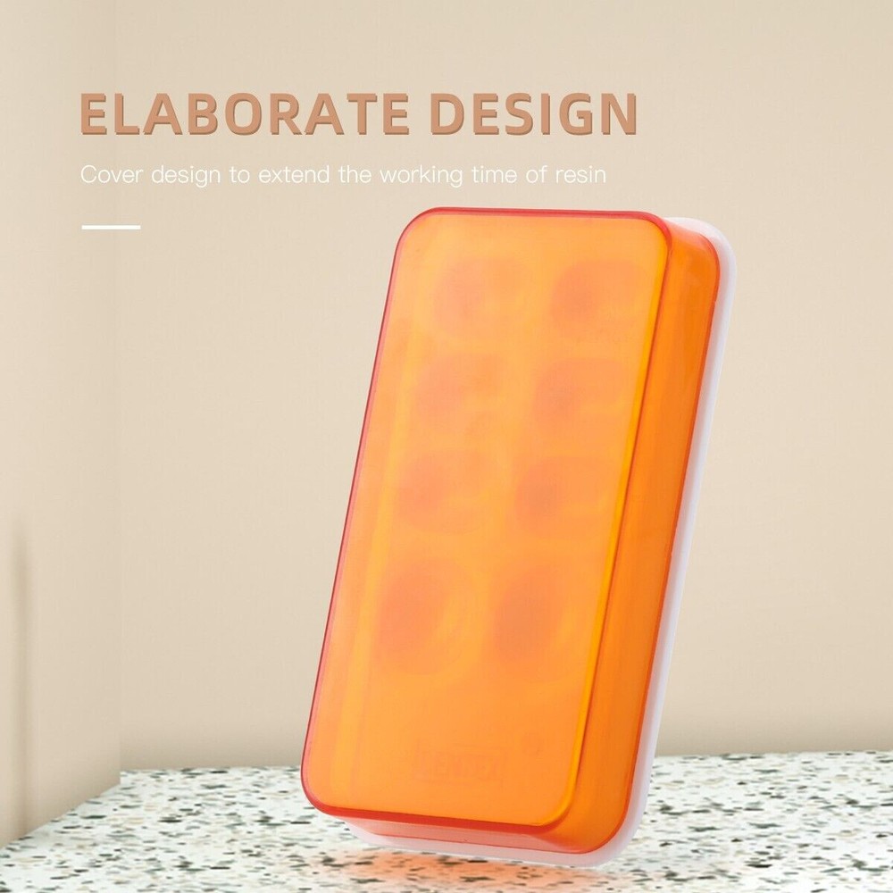 8 Hole Dental Shading Light Veneer Storage Box Teeth Patch Organizer Case Holder