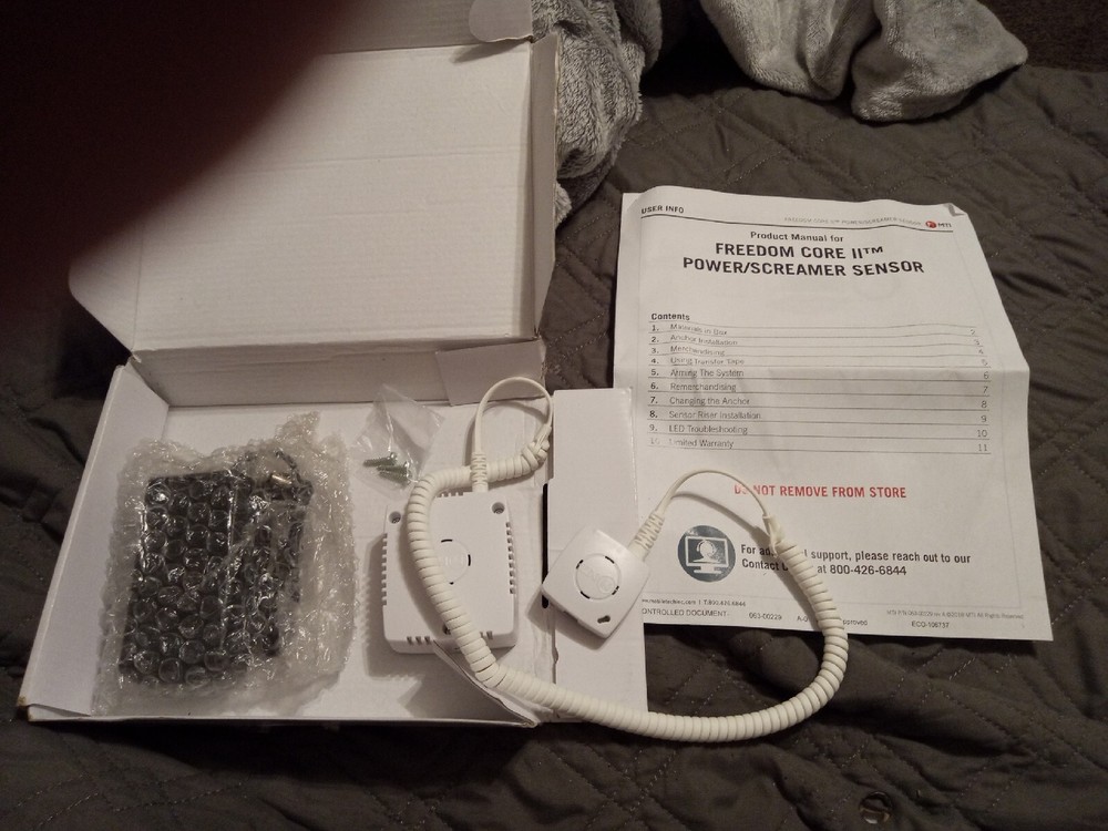 MTI Freedom core II POWER/SCREAMER SENSOR LAPTOO SECURITY TETHER