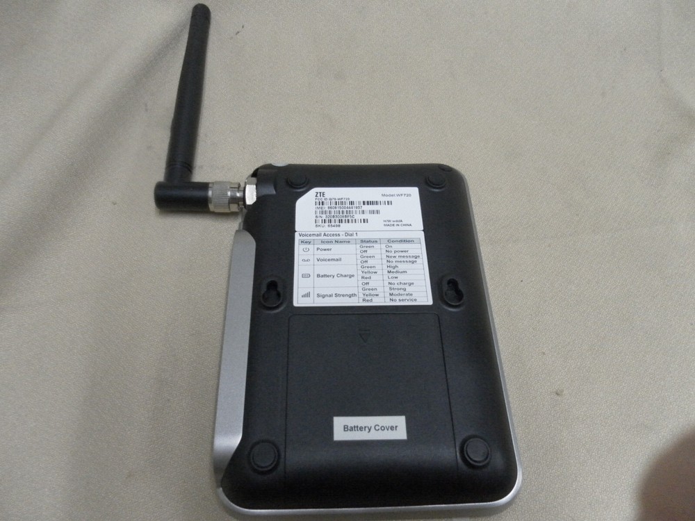 AT&T Wireless Home Phone Base Model WF720 Black Open Box Handled