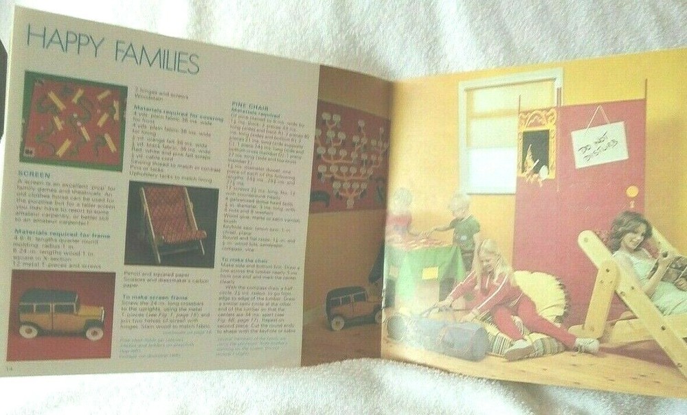 Creative Patterns Playrooms and Dens Craft Booklet 1976