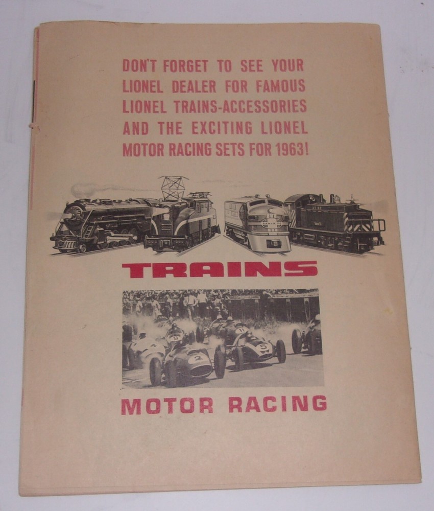 1963 LIONEL TRAINS SCIENCE CATALOG Complete Science Labs