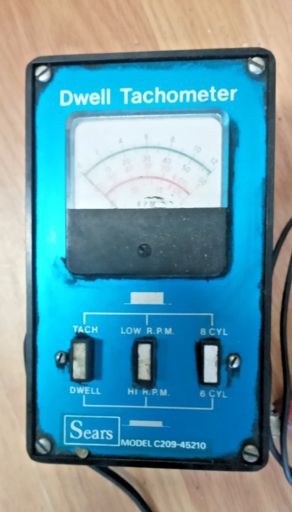 Sears Dwell Tachometer Model C209-45210