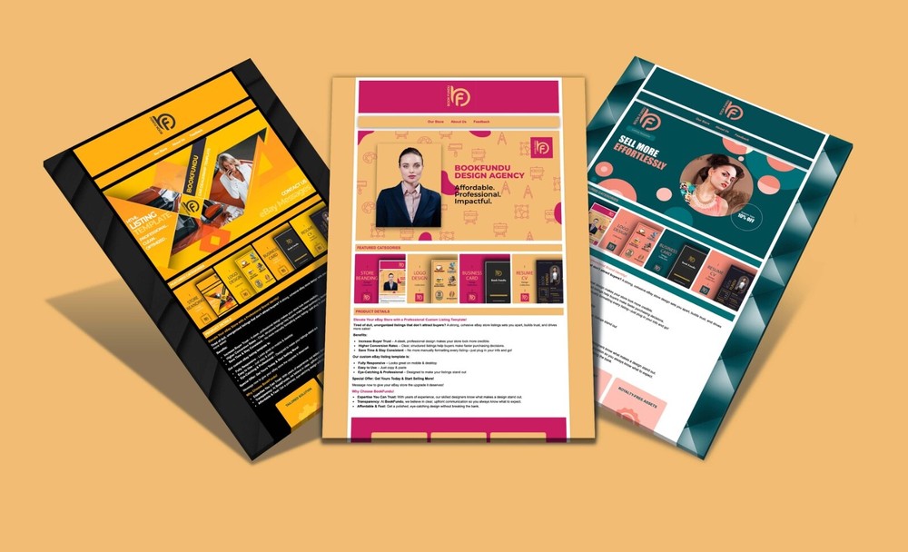 Premium HTML eBay Listing Template & Branding Solution | Boost Your Sales - 2025