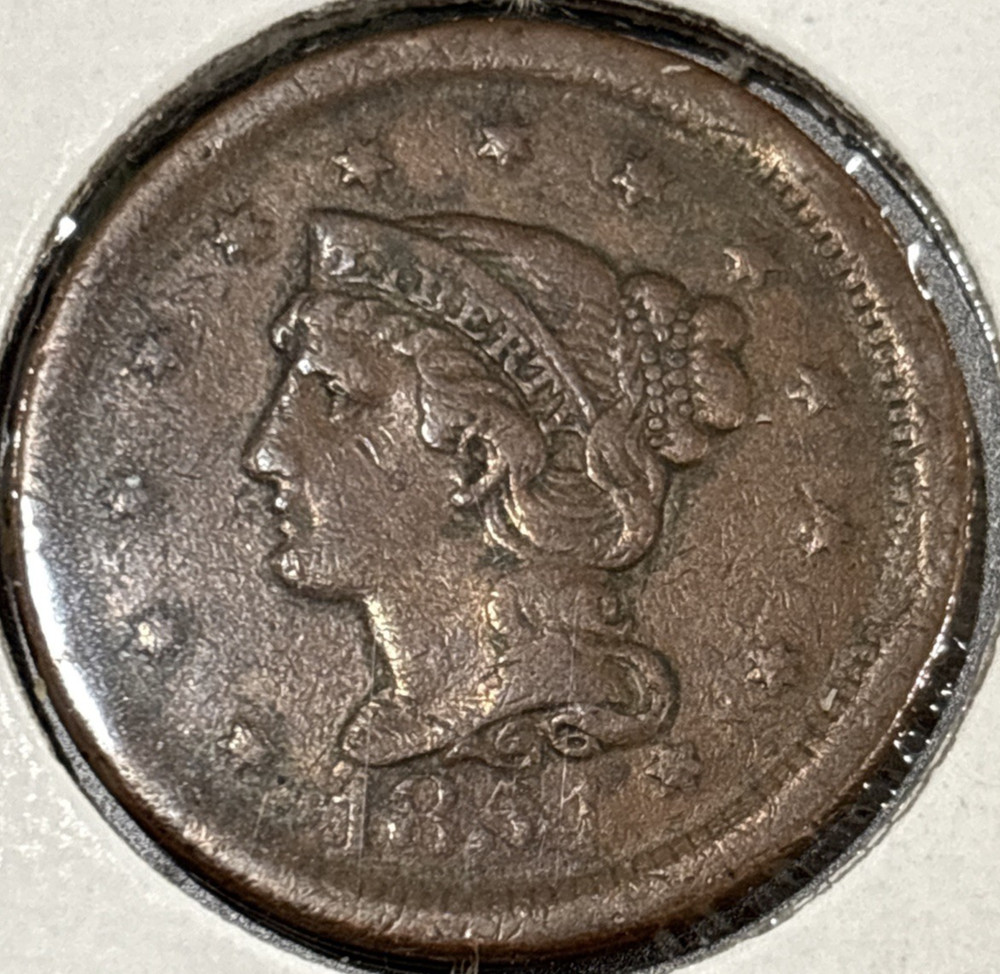 1854 Large Cent