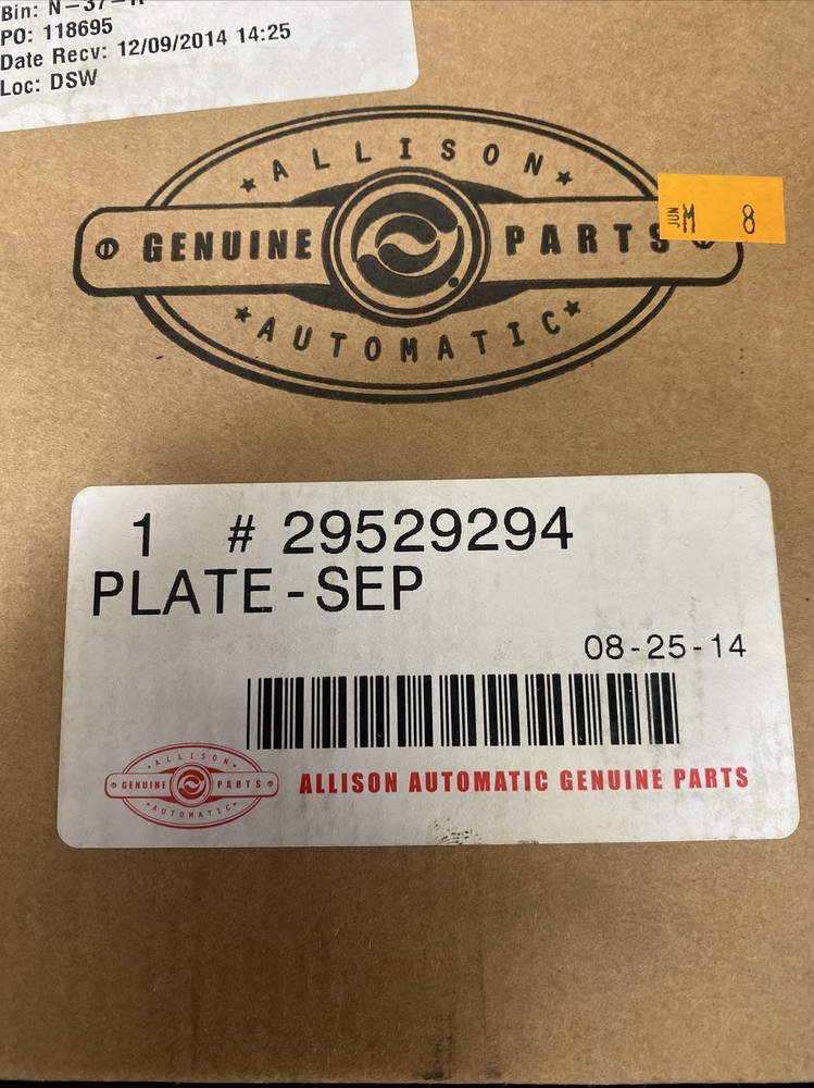 Genuine Allison Separator Plate 29529294