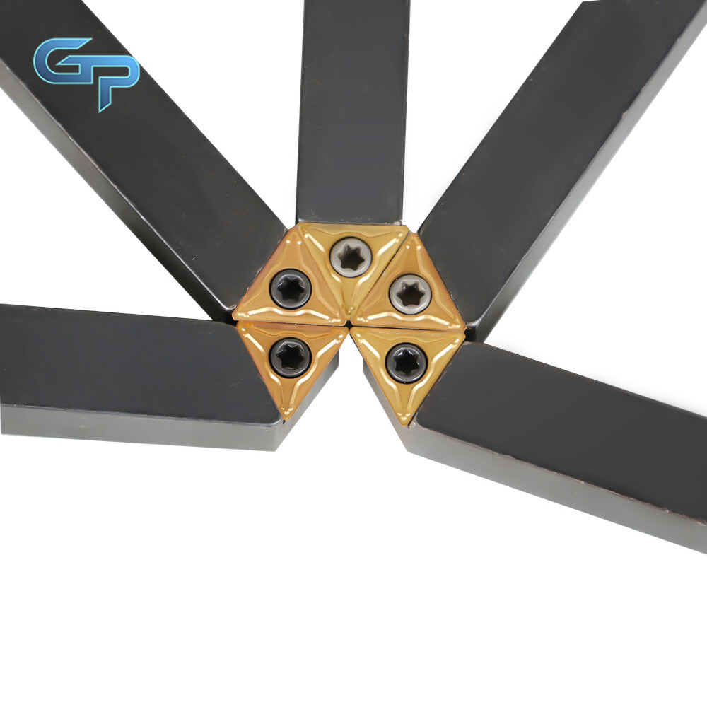 5Pack 3/8" Carbide Indexable Turning Tool Lathe Tool Bit With Carbide Inserts