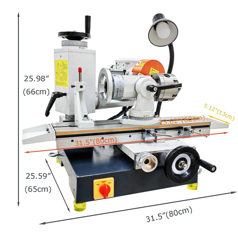 220V Universal Tool Grinding Machine Sharpening Grinder Metal Cutting Processing