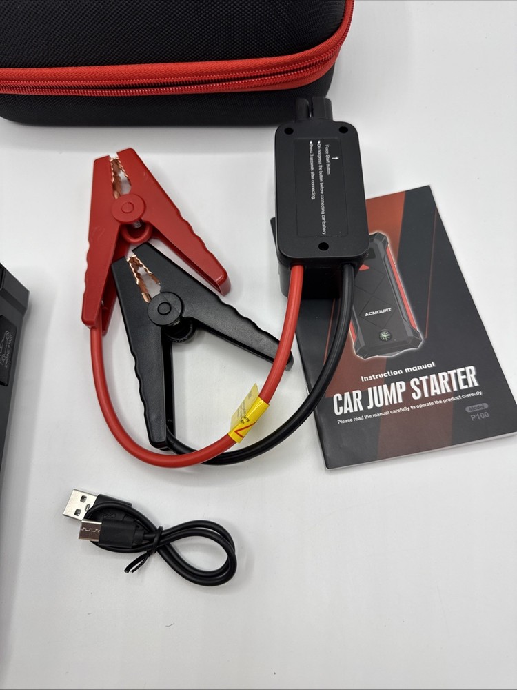 Portable 5000A Car Jump Starter Battery Pack