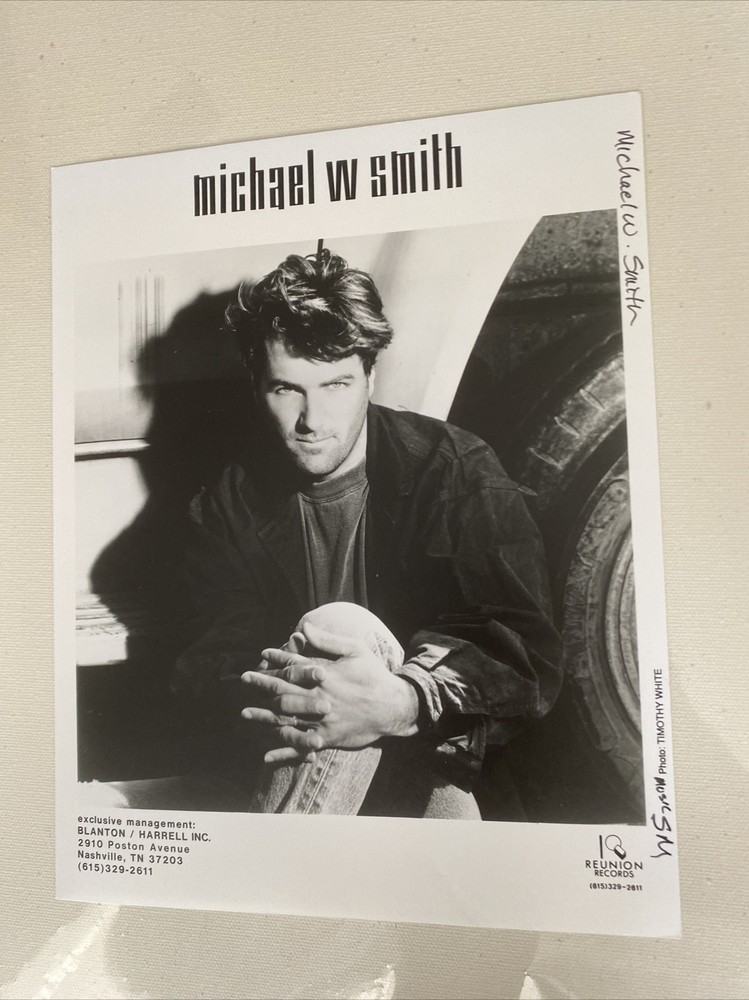Michael W. Smith Press Photo 8x10”, See Description.