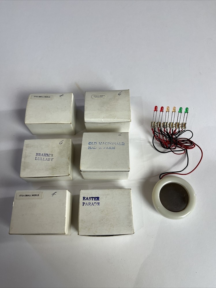 Touch Disc Musical Electronic Inserts Vintage.