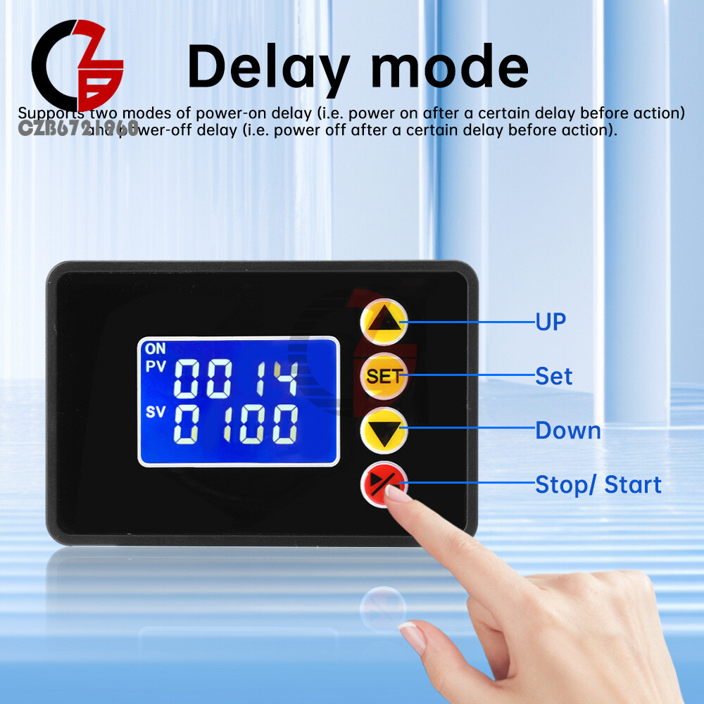 W3050 AC110-220V LCD Digital Microcomputer Time Controller Delay Relay Module