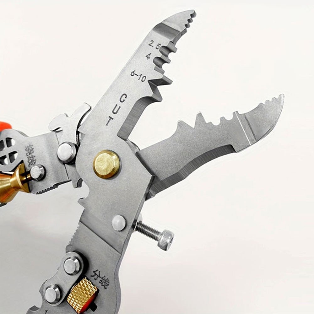 Ultimate 10in1 Wire Stripper: Precision Stainless Steel Multi-Tool for CuttingCW