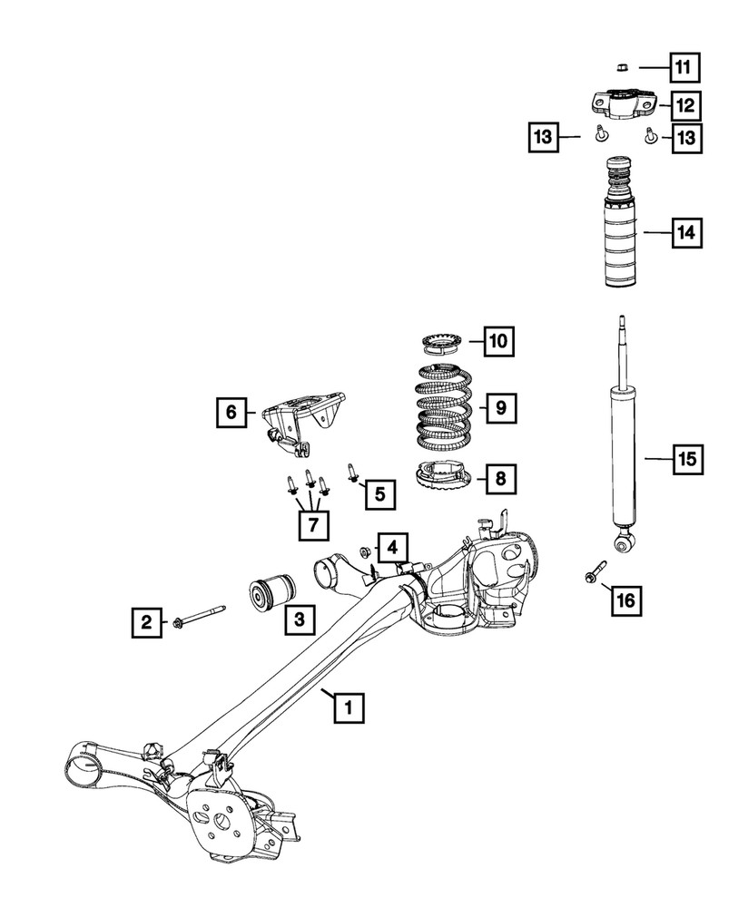 Genuine Mopar Hex Bolt 68201315AA