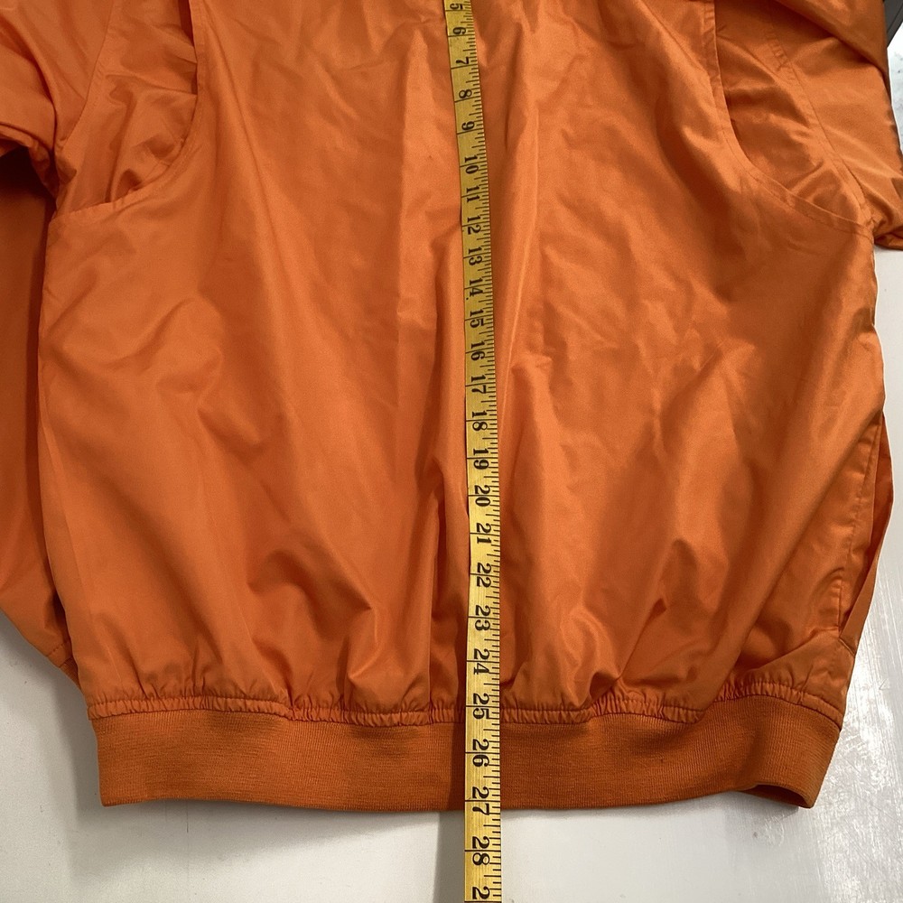 izod golf men’s jacket M xtreme function orange vneck pullover