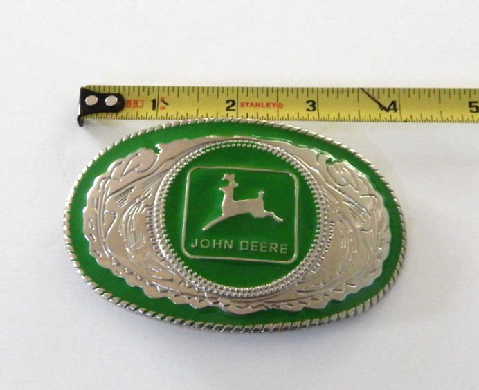 🚜 NEW!! JOHN DEERE Enameled Belt Buckle 🚜