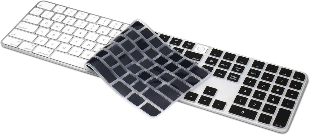 Slim Silicone Keyboard Skin for Apple Magic Keyboard with Touch ID