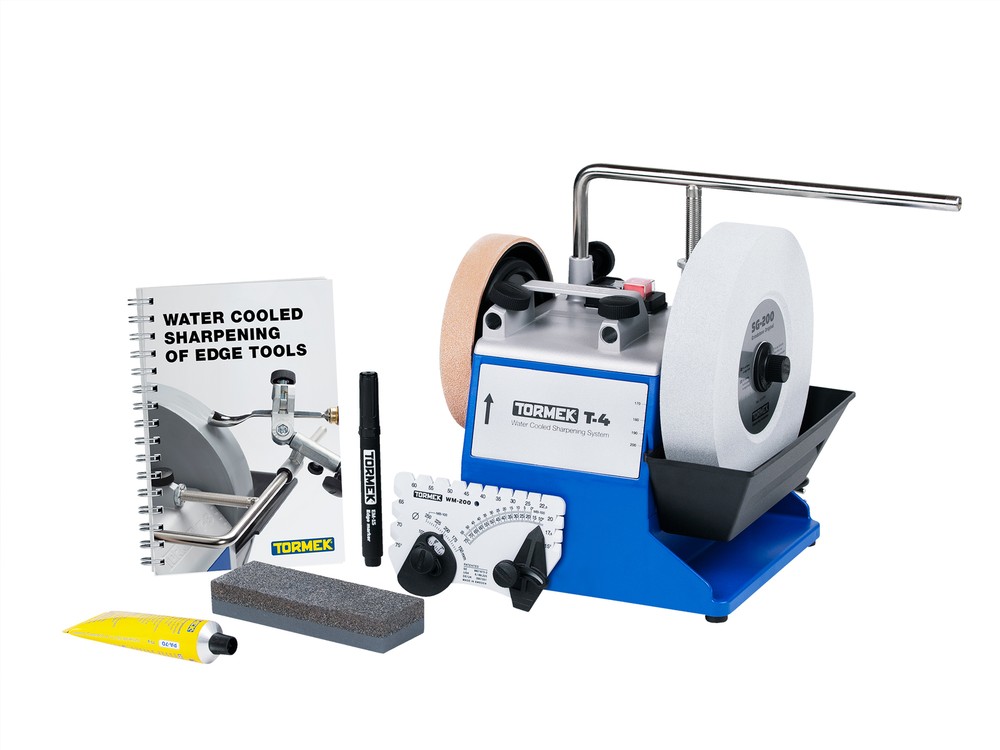 Tormek T4 Water Cooled Precision Tool Sharpening System with 8-Inch Stone