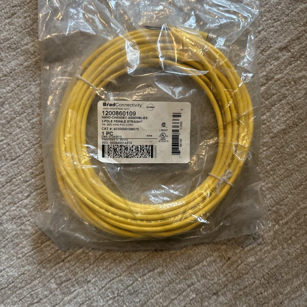 403000A10M070 Sensor Cables / Actuator Cables ALTERNATE # 1200860109