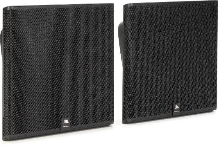 JBL SLP14/T Low-profile On-wall Speaker - Black (Pair)