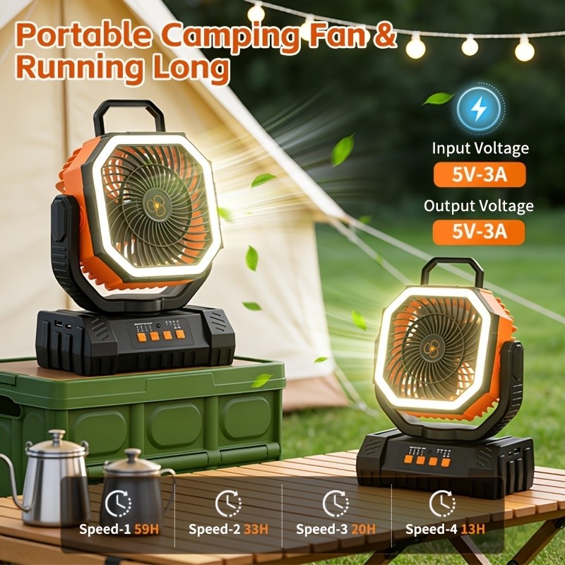 20000Mah Camping Fan
