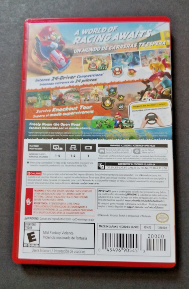 Original Box Case Replacement Nintendo Switch 2 for Mario Kart World