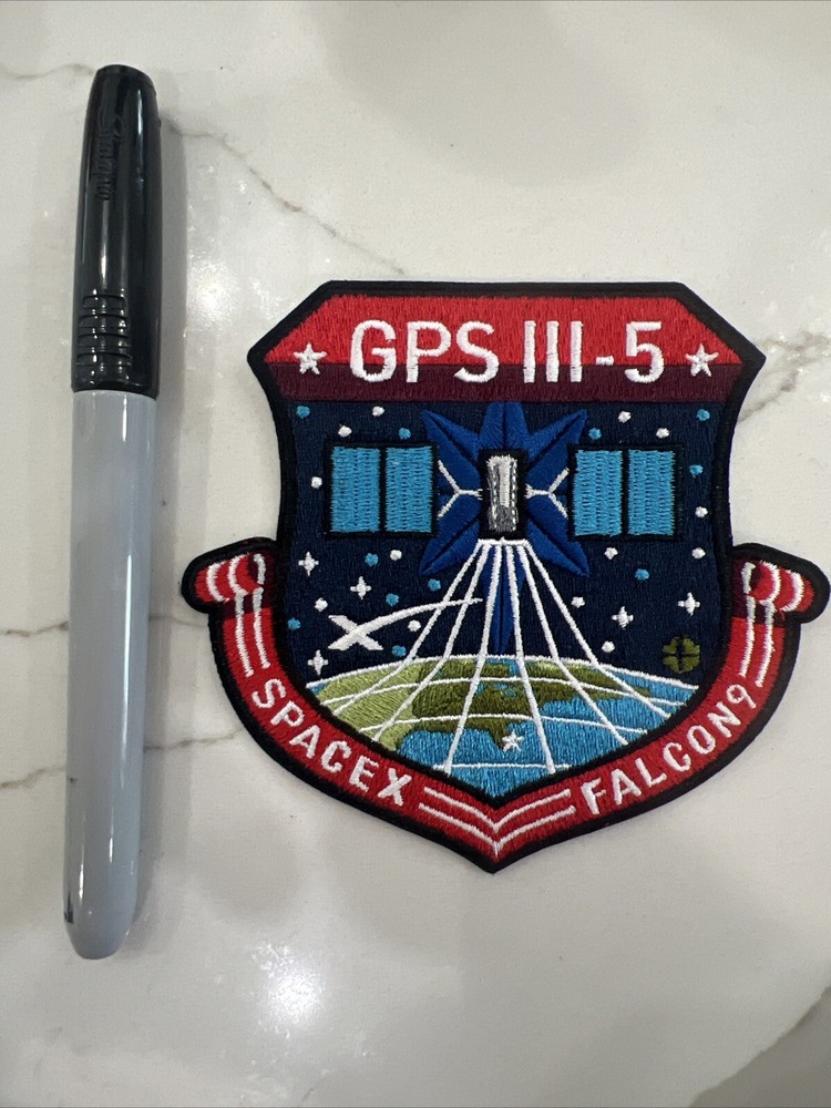 Spacex Employee X Patch - GPS3-5 Satellite Mission