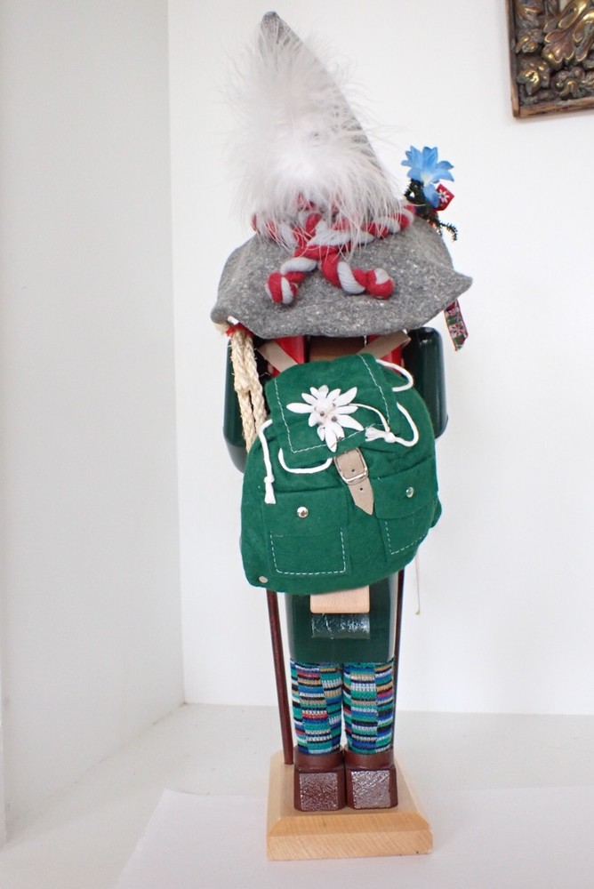 Large 18" High Steinbach Germany Nutcracker Mountain Climber